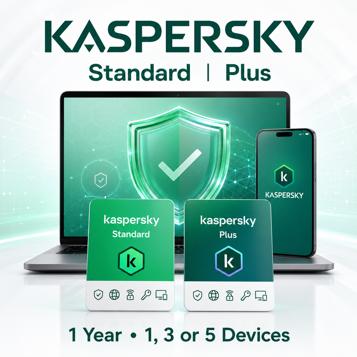 Kaspersky Plus Internet Security – One-Year Subscription